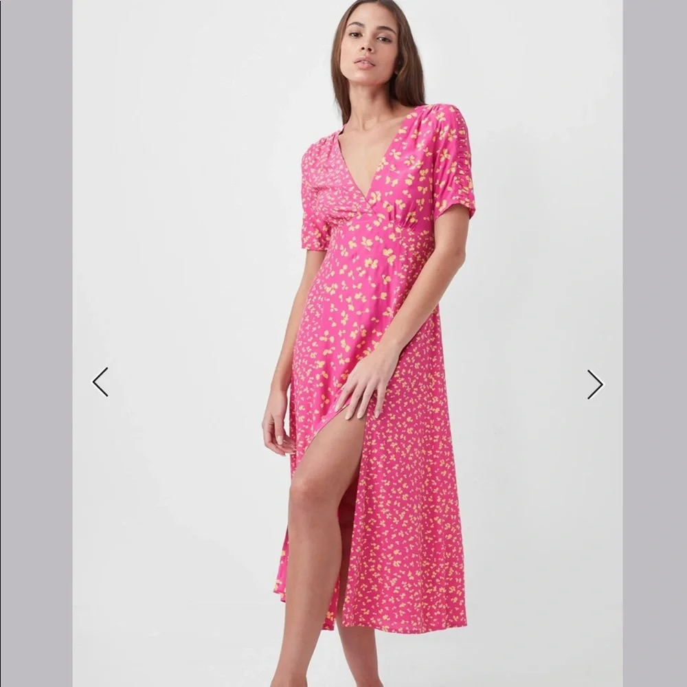 FRENCH CONNECTION Bonita  Maxi Dress-pink - Picture 2 of 13
